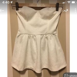 Urban Outfitters peplum tube top